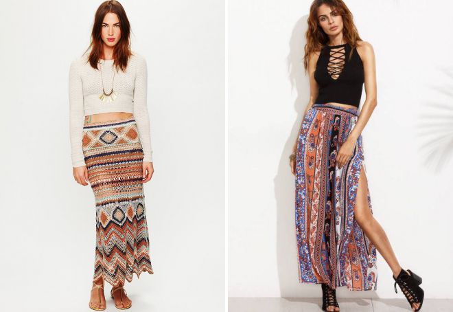 юбки в этническом стиле юбки в этническом стиле