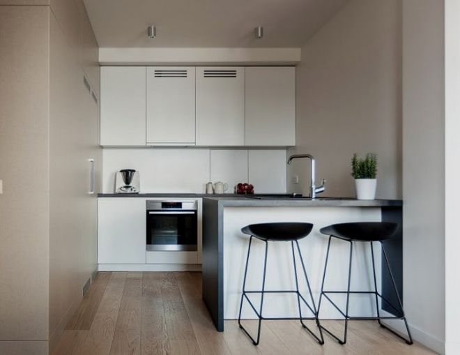 Дизайн кухни в квартире студии Дизайн кухни в квартире студии