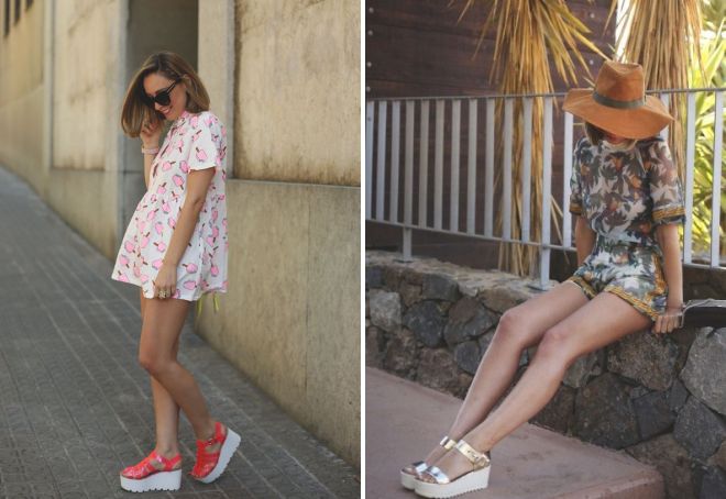 с чем носить босоножки на тракторной подошве с чем носить босоножки на тракторной подошве