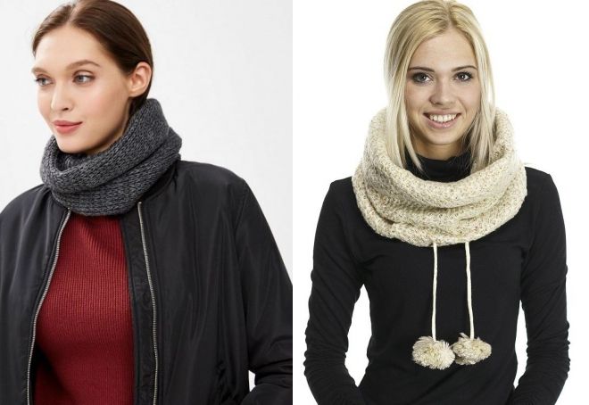 шарф-хомут на шею шарф-хомут на шею