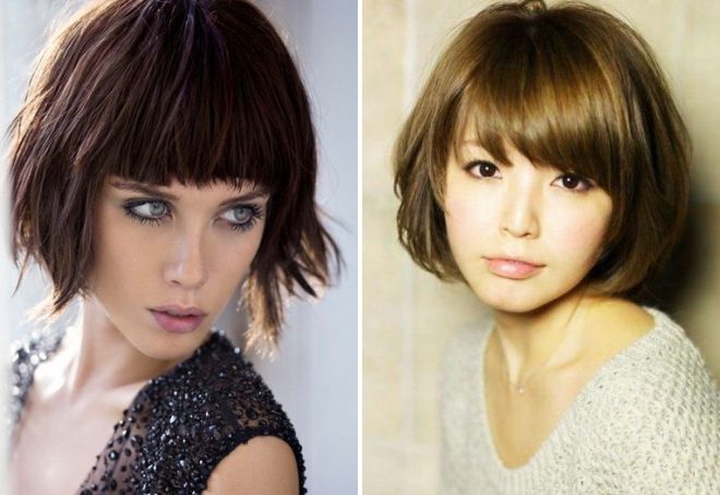 стрижка боб с челкой стрижка боб с челкой