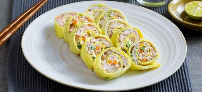 яичные роллы яичные роллы