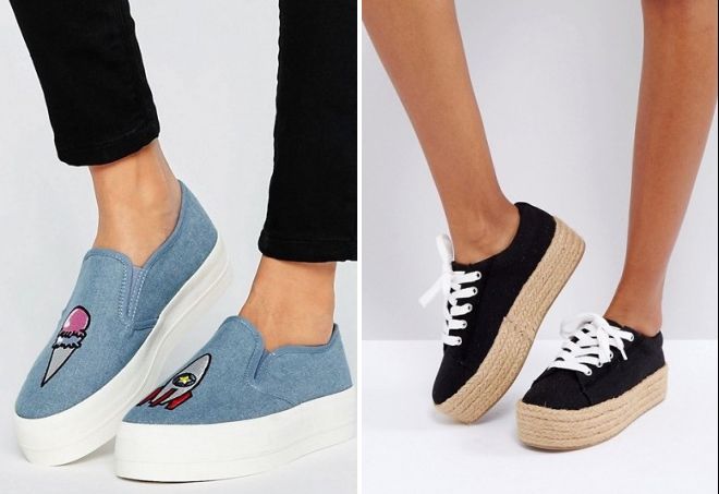 джинсовые кеды на платформе джинсовые кеды на платформе