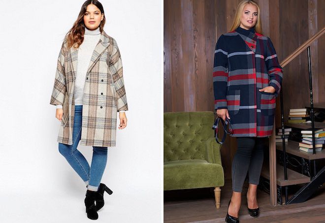 клетчатое пальто оверсайз клетчатое пальто оверсайз