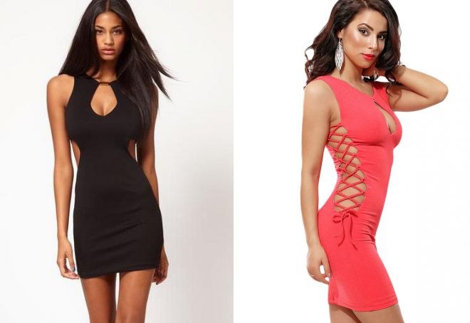 летние короткие платья с вырезами по бокам летние короткие платья с вырезами по бокам