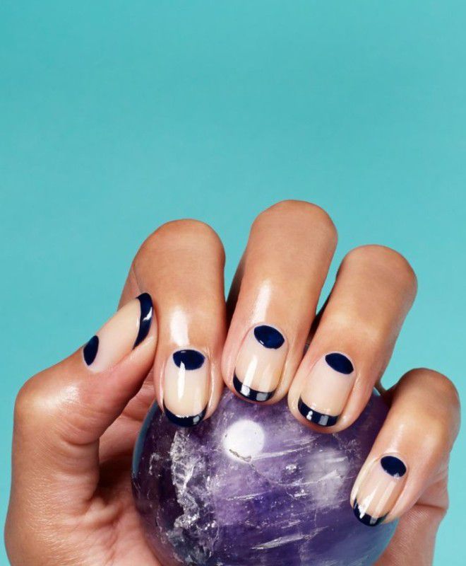 лунный френч раз лунный френч раз