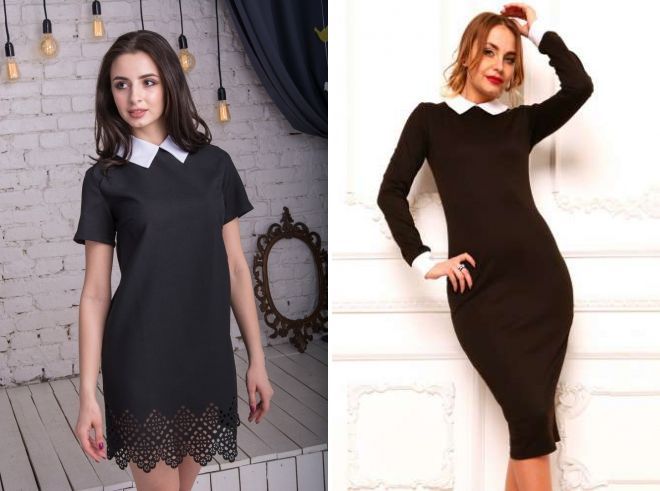 модели платьев с воротником модели платьев с воротником