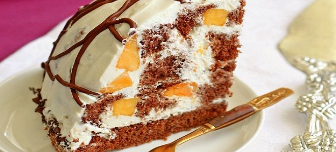 Панчо с персиками Панчо с персиками