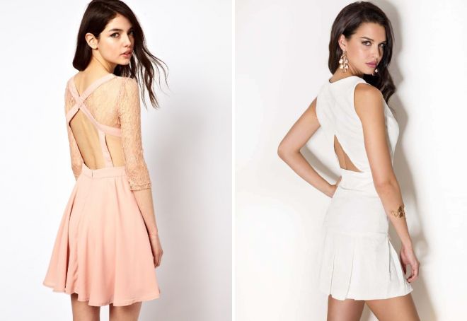 шифоновое платье с открытой спиной шифоновое платье с открытой спиной