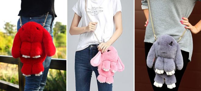 Сумка заяц на цепочке Сумка заяц на цепочке