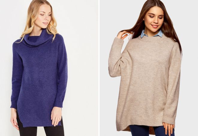 трикотажные теплые туники трикотажные теплые туники