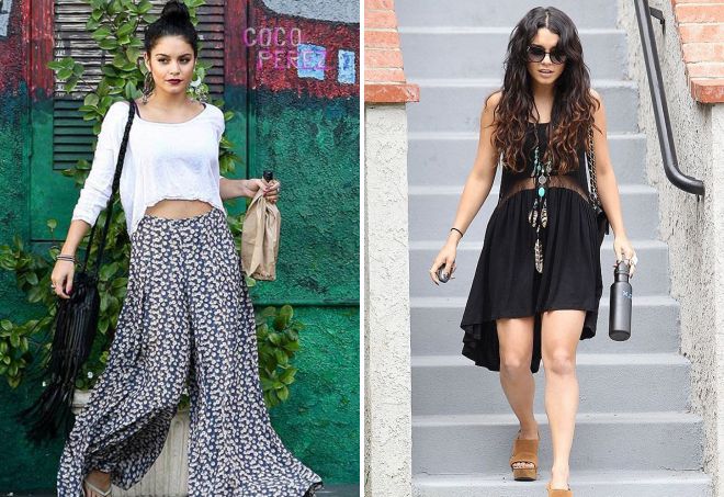 Ванесса Хадженс в бохо-одежде Ванесса Хадженс в бохо-одежде