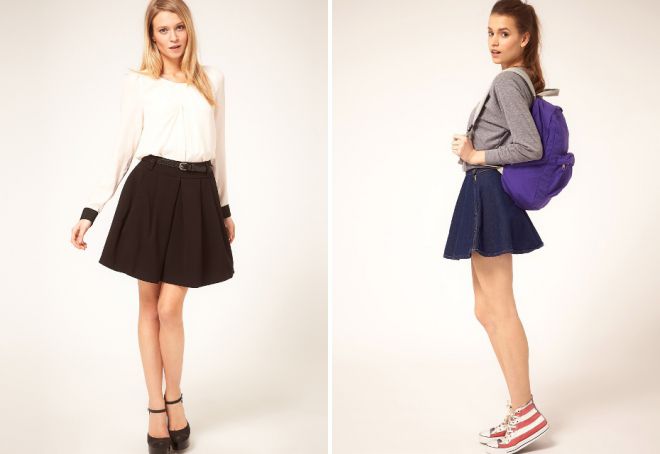 юбка солнце с высокой талией юбка солнце с высокой талией