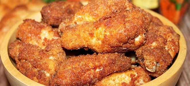 куриные крылышки во фритюре куриные крылышки во фритюре