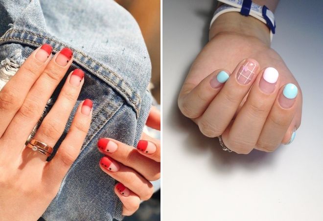 летний маникюр на короткие круглые ногти летний маникюр на короткие круглые ногти