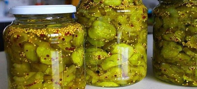 огурцы маринованные на зиму с семенами горчицы огурцы маринованные на зиму с семенами горчицы