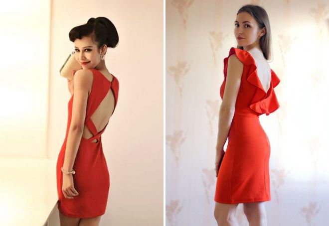 платье-футляр с открытой спиной платье-футляр с открытой спиной