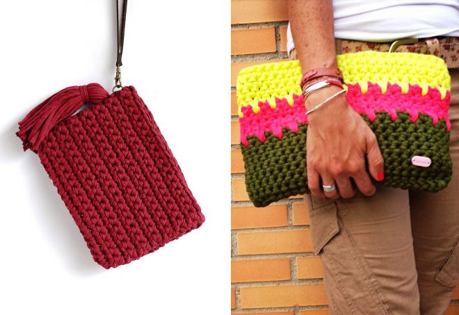 прямоугольная сумка из трикотажной пряжи прямоугольная сумка из трикотажной пряжи