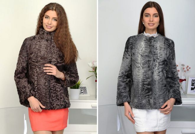 шуба автоледи из каракуля шуба автоледи из каракуля