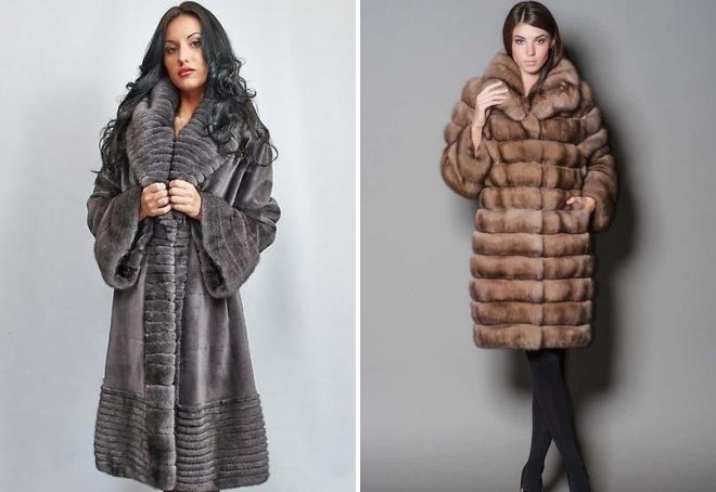 шуба из длинношерстной норки шуба из длинношерстной норки