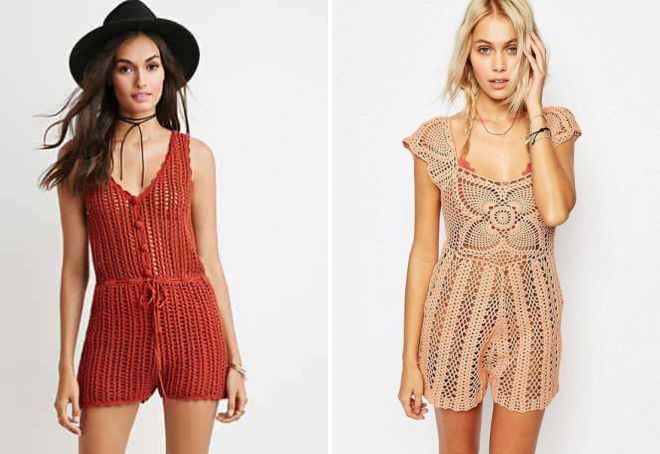 вязаный ромпер вязаный ромпер