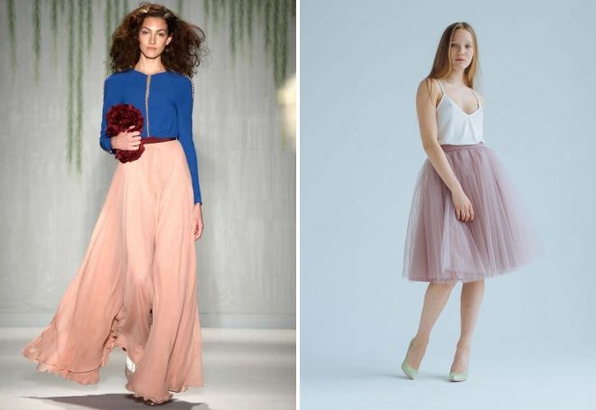 Юбка цвета пыльной розы Юбка цвета пыльной розы