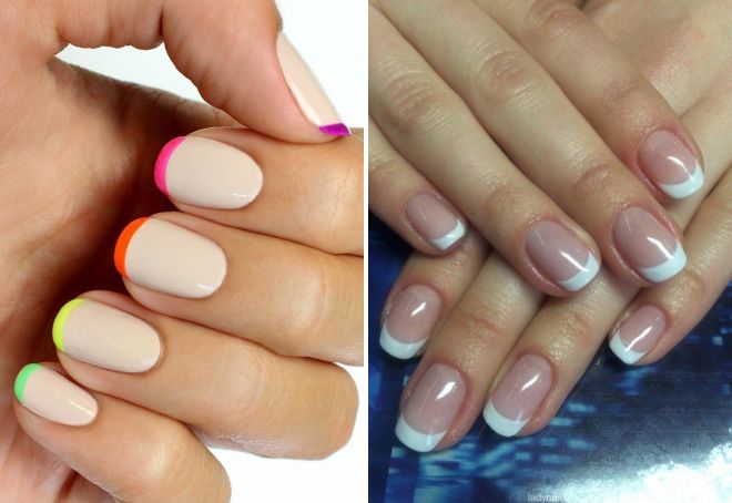 белый французский маникюр белый французский маникюр