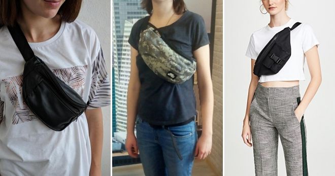 Большая сумка бананка Большая сумка бананка