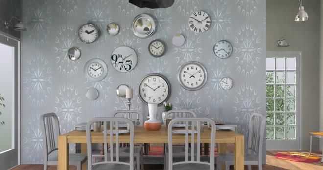 Где повесить часы на кухне Где повесить часы на кухне