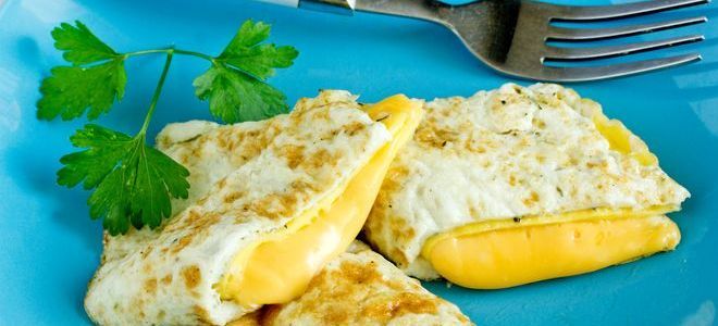фото9 как приготовить омлет с сыром