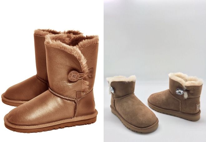 коричневые угги с пуговицей коричневые угги с пуговицей