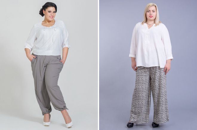 летние брюки на резинке для полных летние брюки на резинке для полных