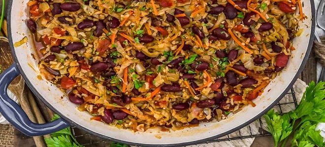 постные ленивые голубцы постные ленивые голубцы