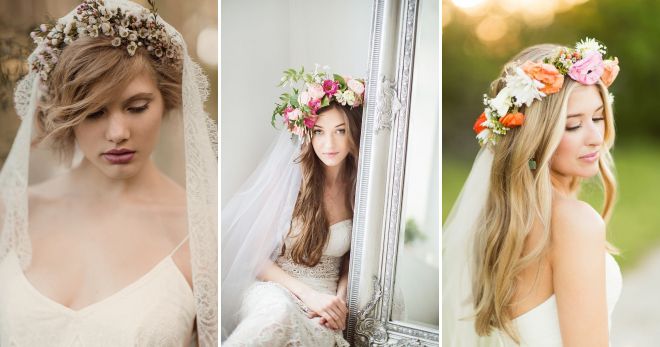 свадебная причемка с венком и фатой свадебная причемка с венком и фатой