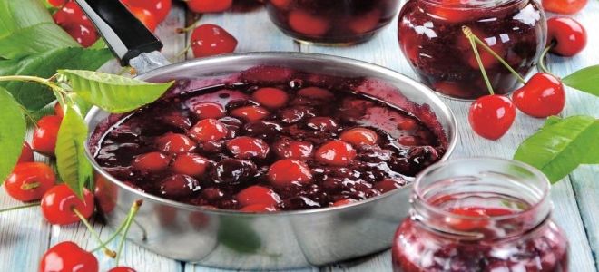 варенье из вишни без косточек на сковороде варенье из вишни без косточек на сковороде