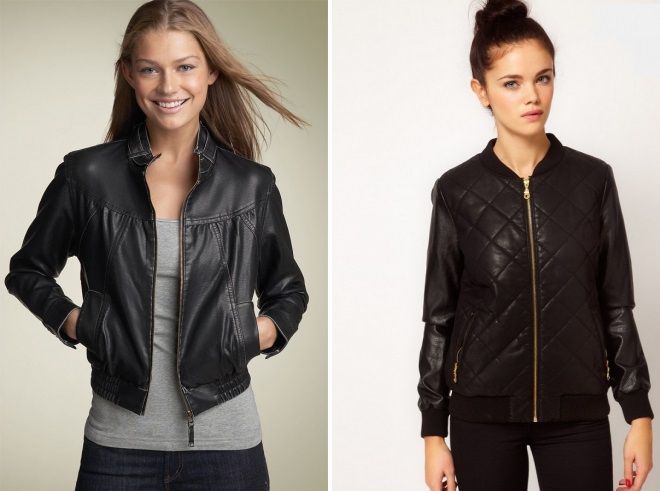 женский кожаный бомбер женский кожаный бомбер