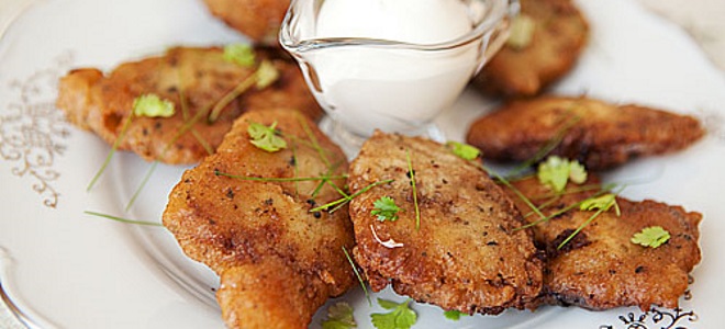 Куриная печень в кляре