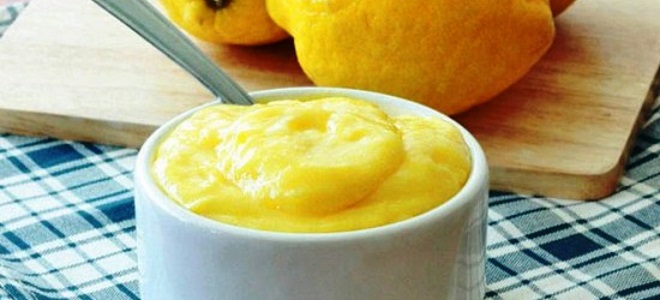 Лимонный крем для торта