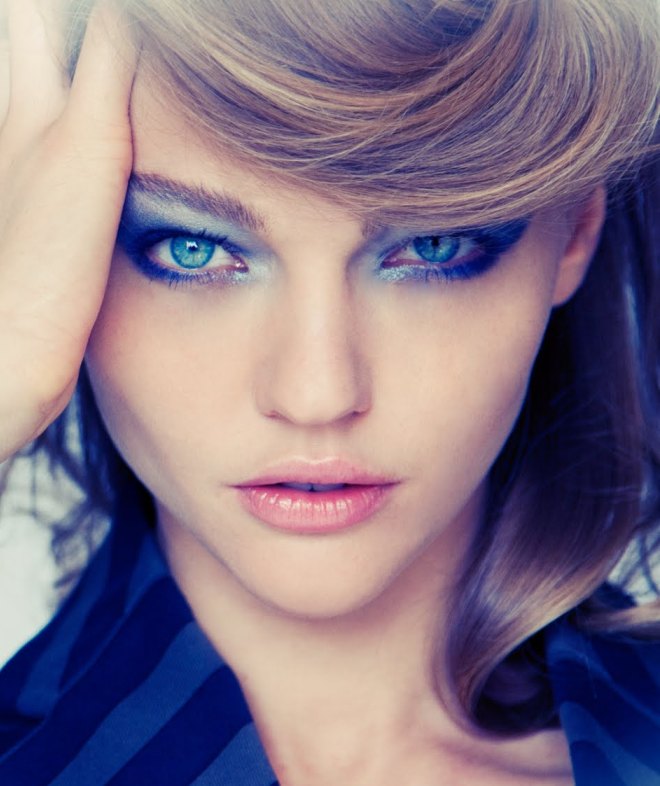 Макияж смоки айс для голубых глаз 1