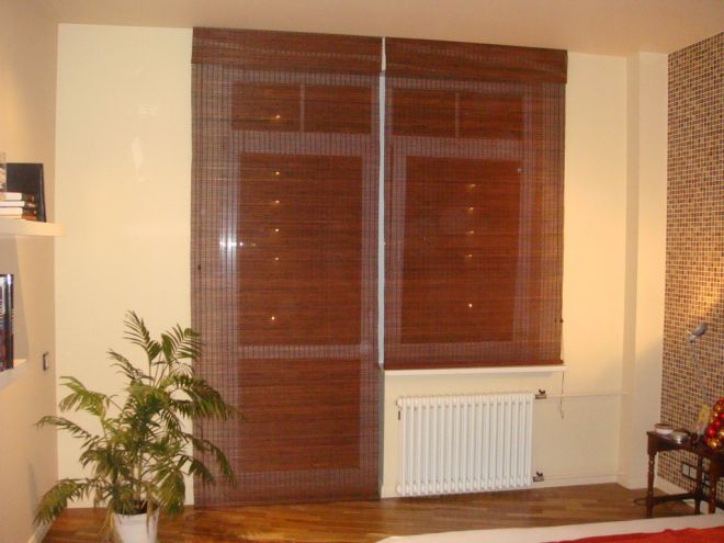 Рулонные жалюзи из бамбука 2