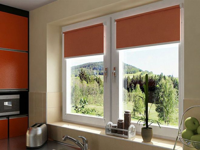 Рулонные жалюзи на кухню 8