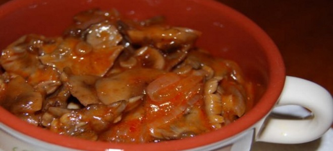 рыжики в томате на зиму рецепт