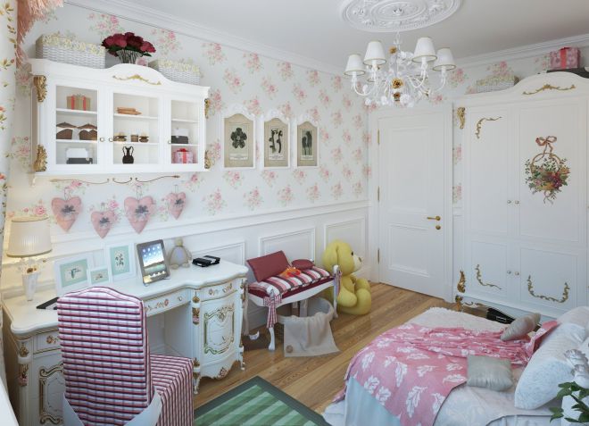 шебби шик в интерьере 7