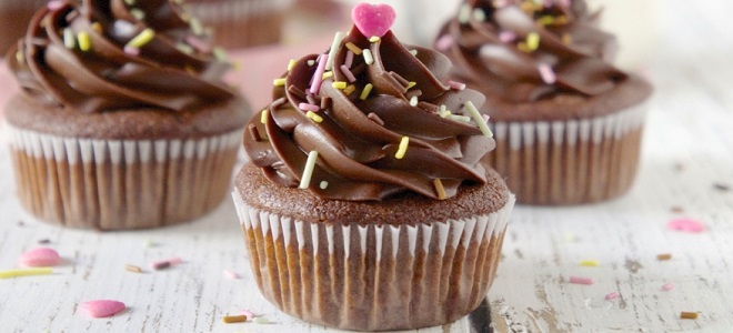 Шоколадные капкейки