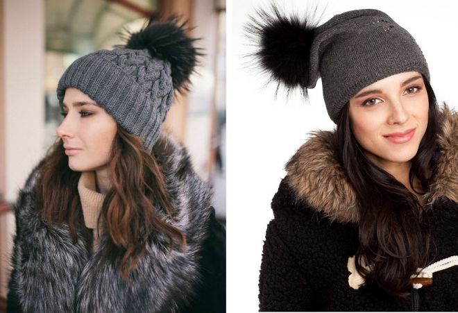 женские меховые шапки 12