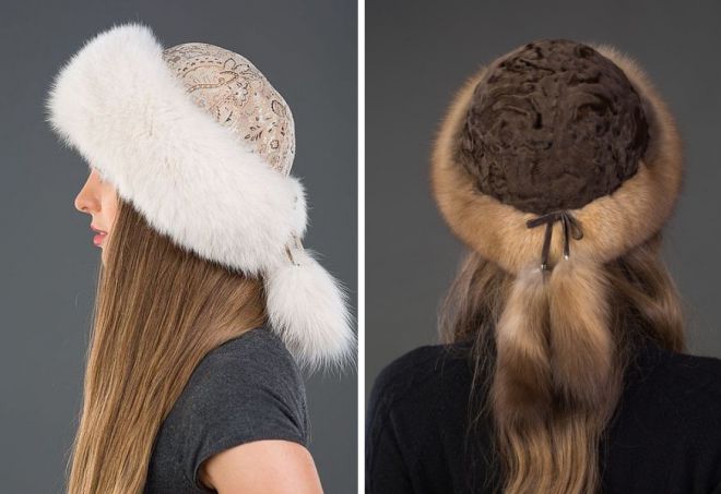 женские меховые шапки 18