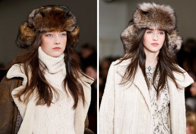 женские меховые шапки 7