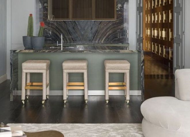 Барные табуреты на колесиках 7