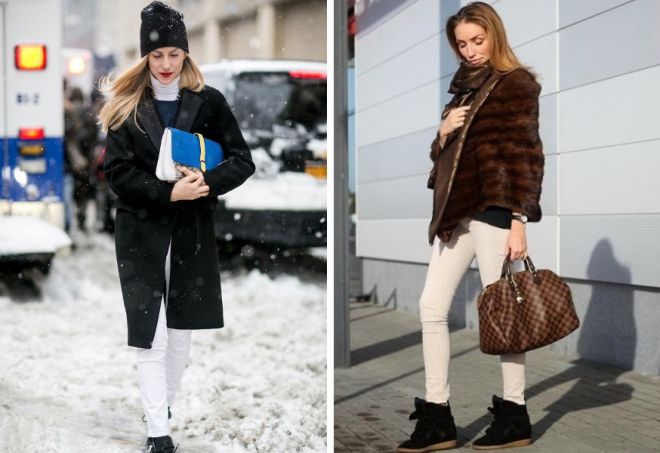 белые джинсы 19