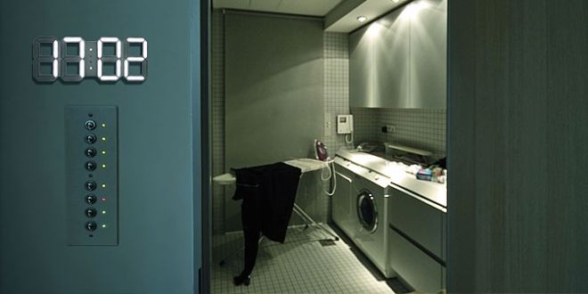 электронные настенные часы